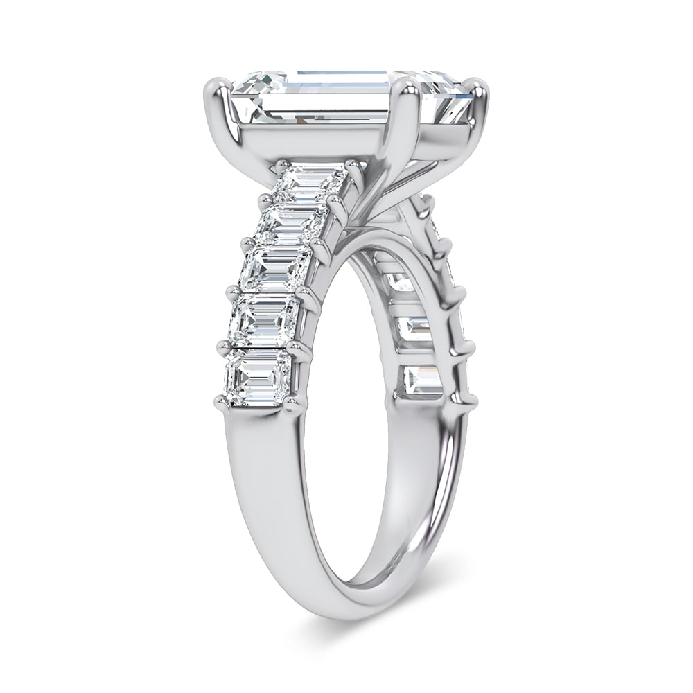 14K 7.00CT Certified Lab Grown Engagement Ring