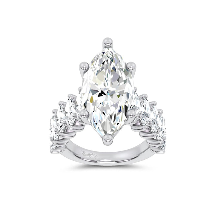 14K 7.00CT Certified Lab Grown Engagement Ring