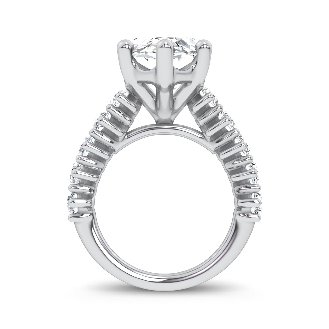 14K 7.00CT Certified Lab Grown Engagement Ring