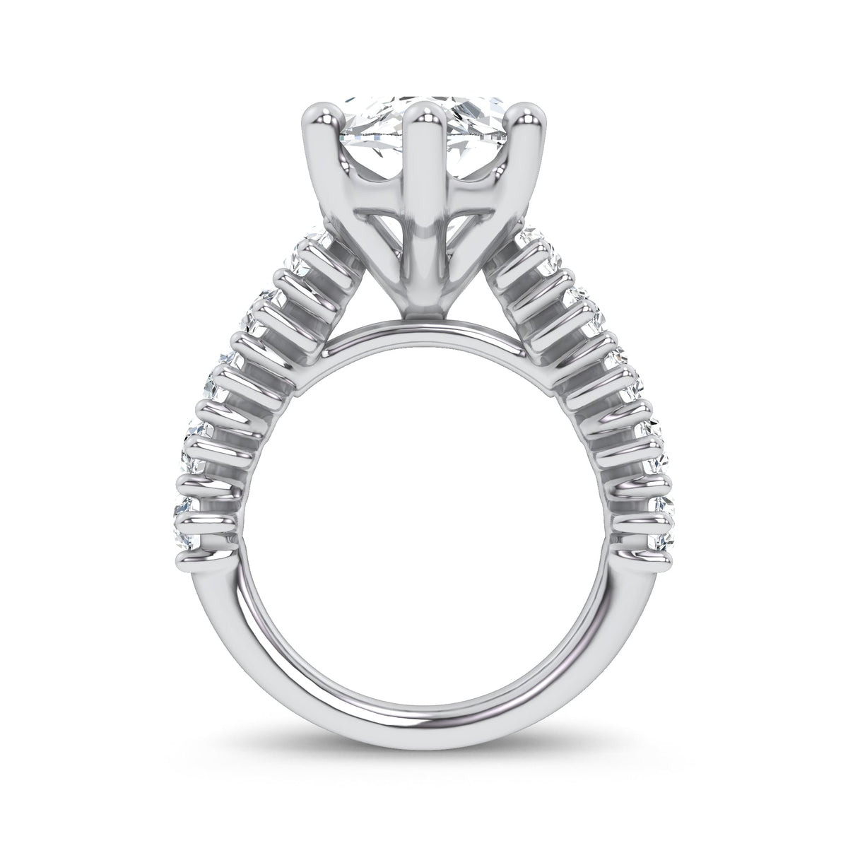 14K 7.00CT Certified Lab Grown Engagement Ring