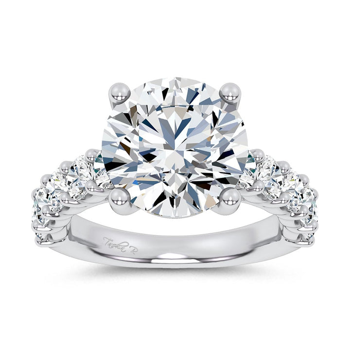 14K 6.60CT Certified Lab Grown Engagement Ring