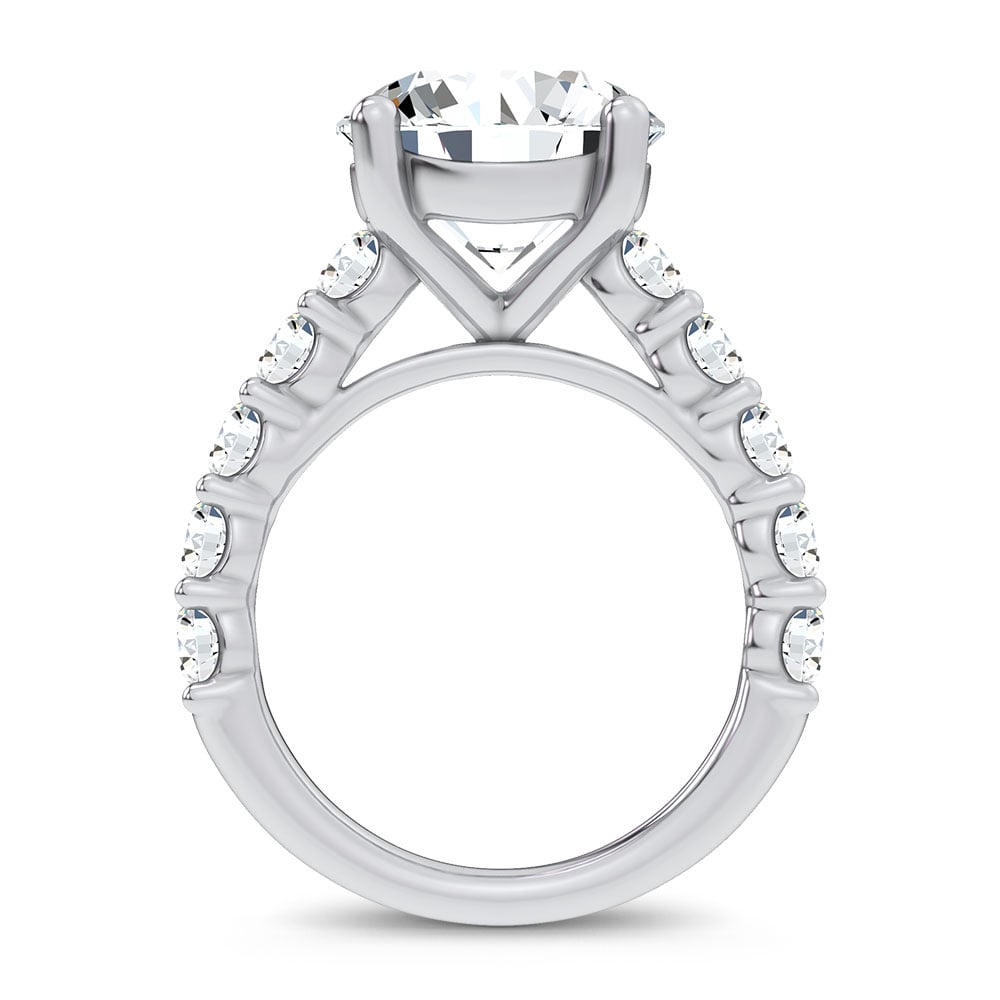 14K 6.60CT Certified Lab Grown Engagement Ring
