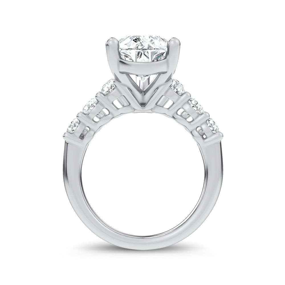 14K 6.60CT Certified Lab Grown Engagement Ring