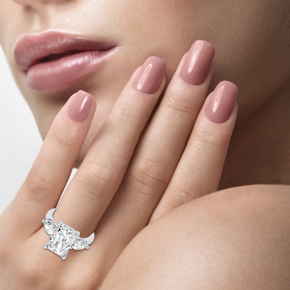14K 6.00CT Certified Lab Grown Engagement Ring
