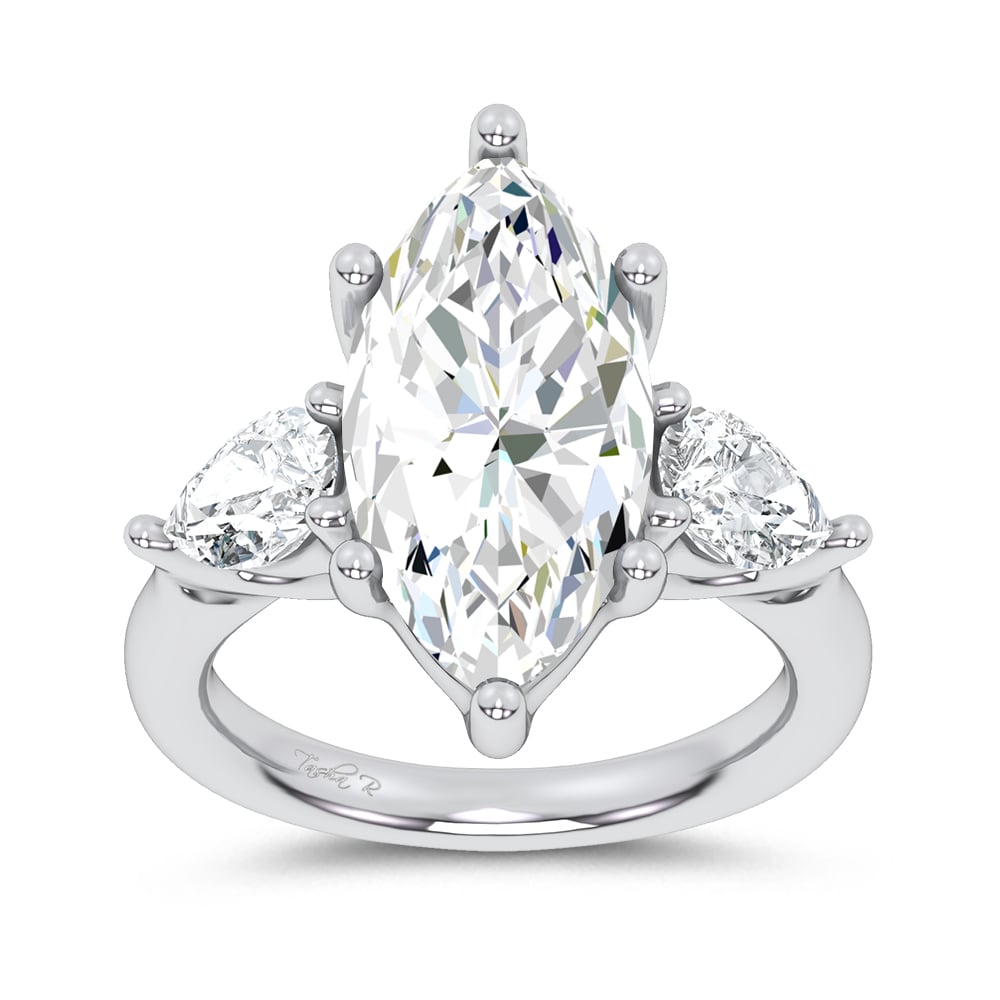 14K 6.00CT Certified Lab Grown Engagement Ring