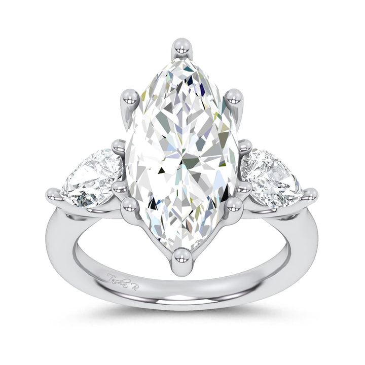 14K 6.00CT Certified Lab Grown Engagement Ring