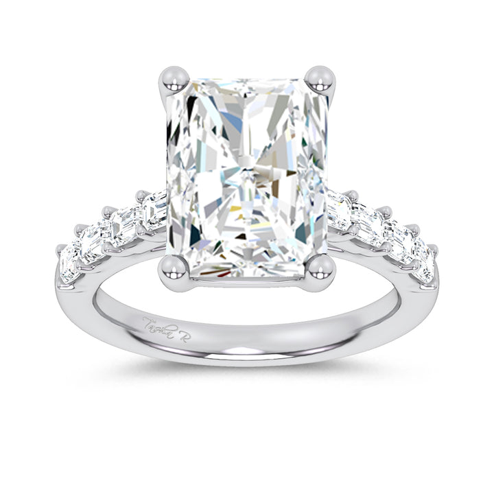 14K 5.72CT  Certified Lab Grown Engagement Ring