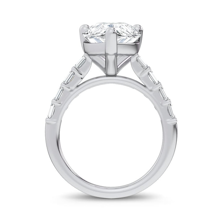 14K 5.72CT Certified Lab Grown Engagement Ring