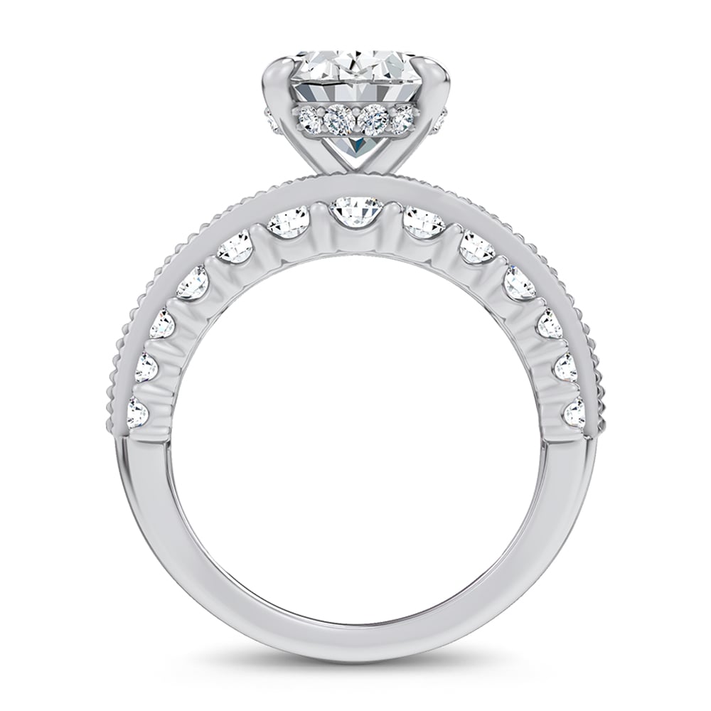 14K 5.12CT Certified Lab Grown Engagement Ring