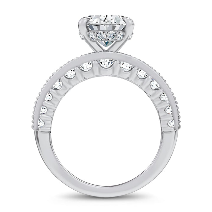 14K 5.12CT Certified Lab Grown Engagement Ring