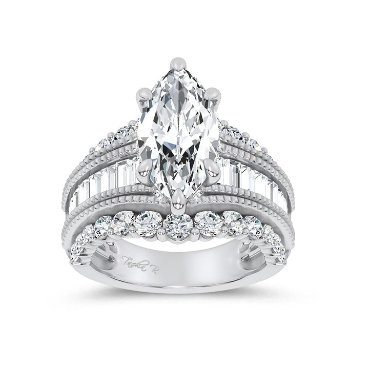 14K 5.72CT Certified Lab Grown Engagement Ring
