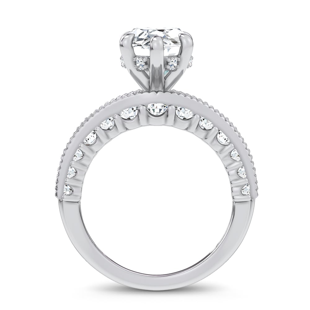 14K 5.72CT Certified Lab Grown Engagement Ring
