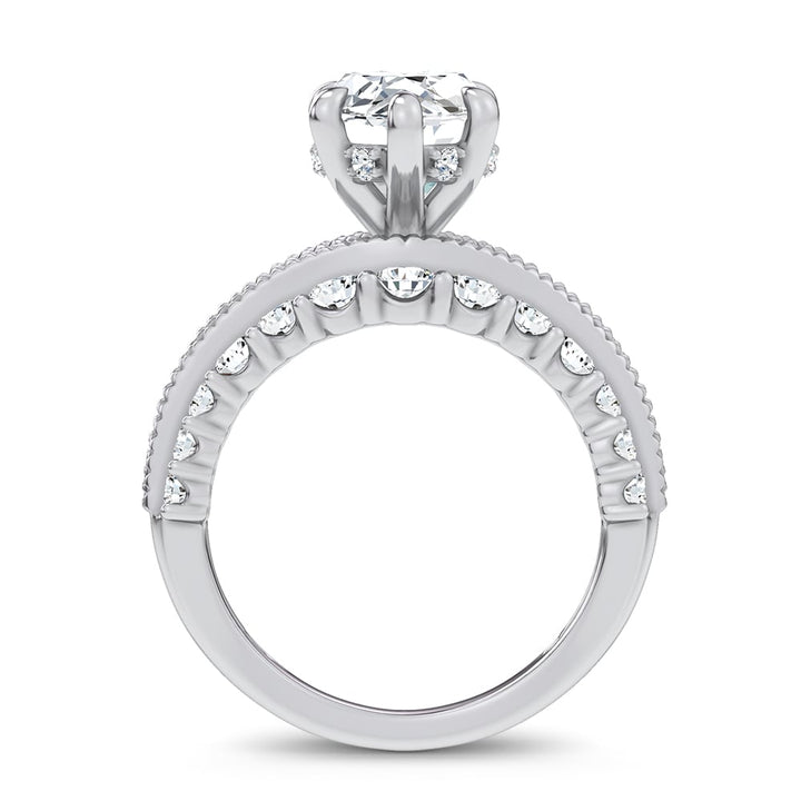 14K 5.72CT Certified Lab Grown Engagement Ring