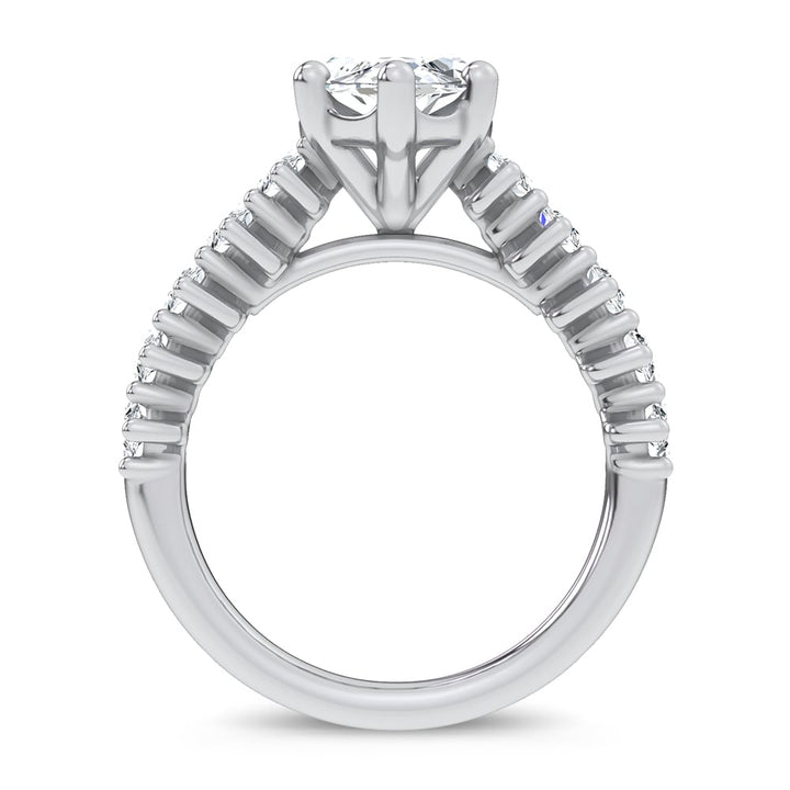 14K 4.60CT Certified Lab Grown Engagement Ring