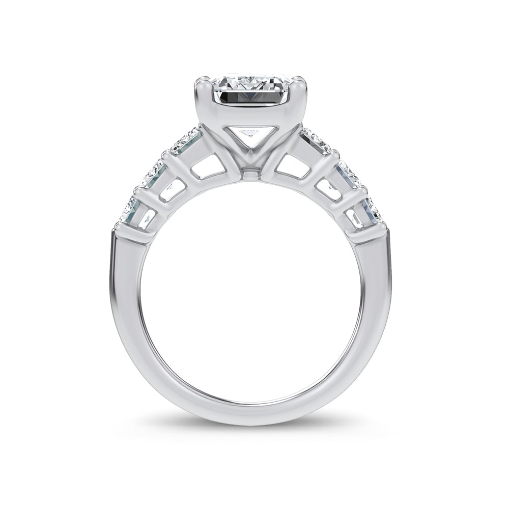 14K 4.50CT  Certified Lab Grown Engagement Ring