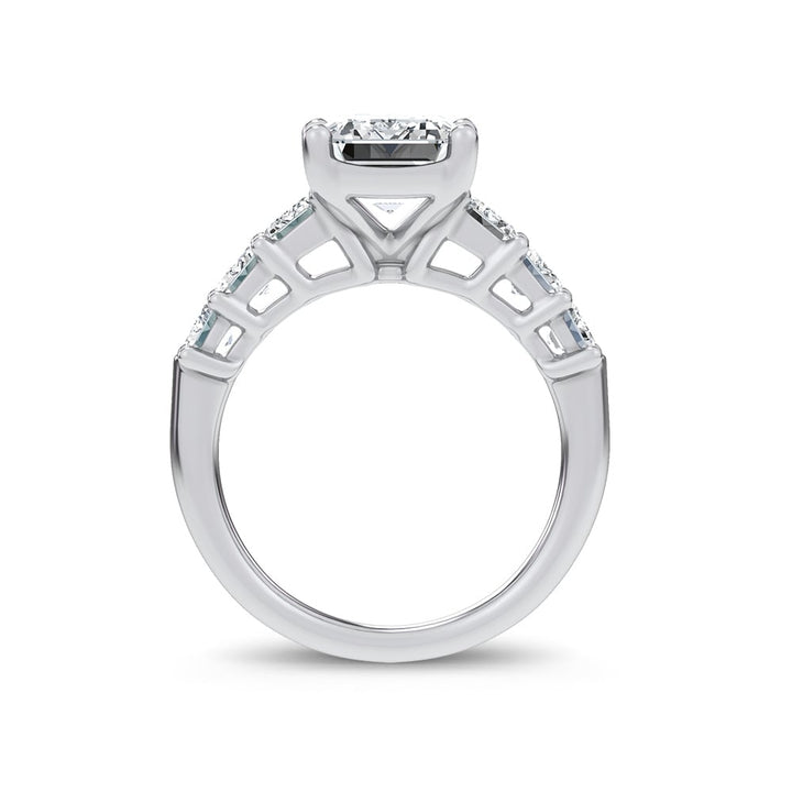 14K 4.50CT  Certified Lab Grown Engagement Ring