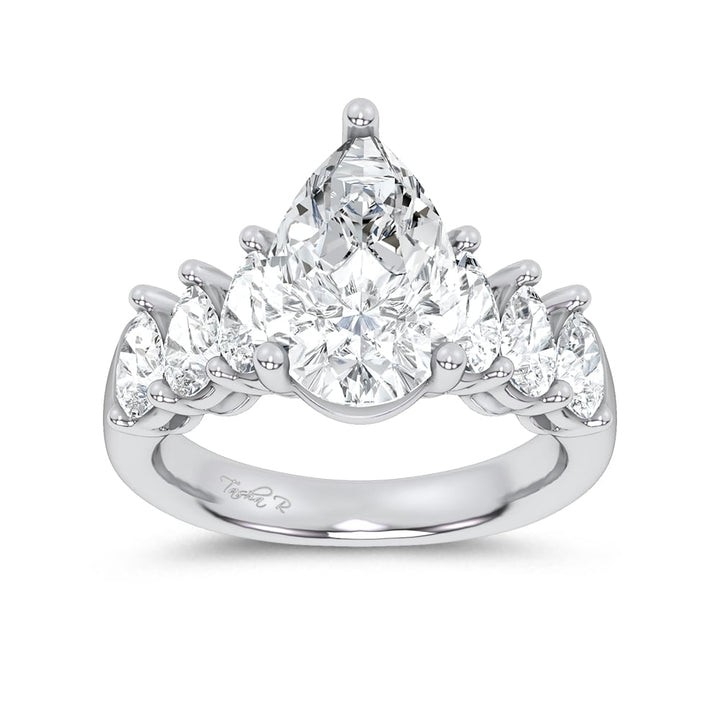 14K 4.22CT Certified Lab Grown Engagement Ring