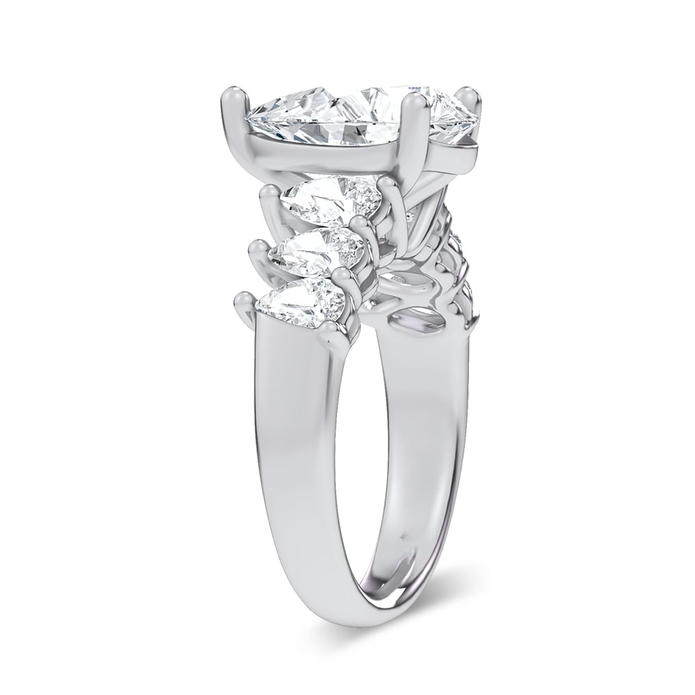 14K 4.22CT Certified Lab Grown Engagement Ring