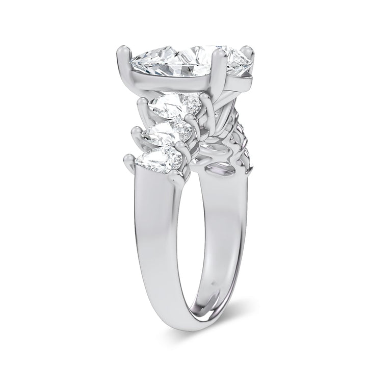 14K 4.22CT Certified Lab Grown Engagement Ring