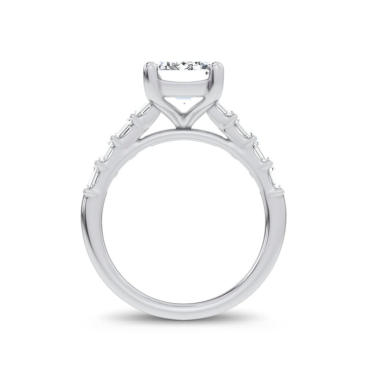 14K 3.64CT Certified Lab Grown Engagement Ring