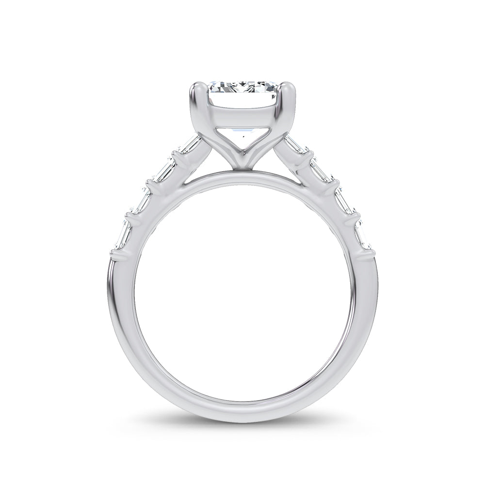 14K 3.64CT Certified Lab Grown Engagement Ring