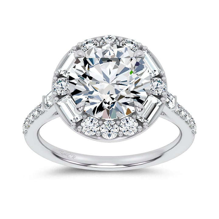 14K 3.63CT Certified Lab Grown Engagement Ring