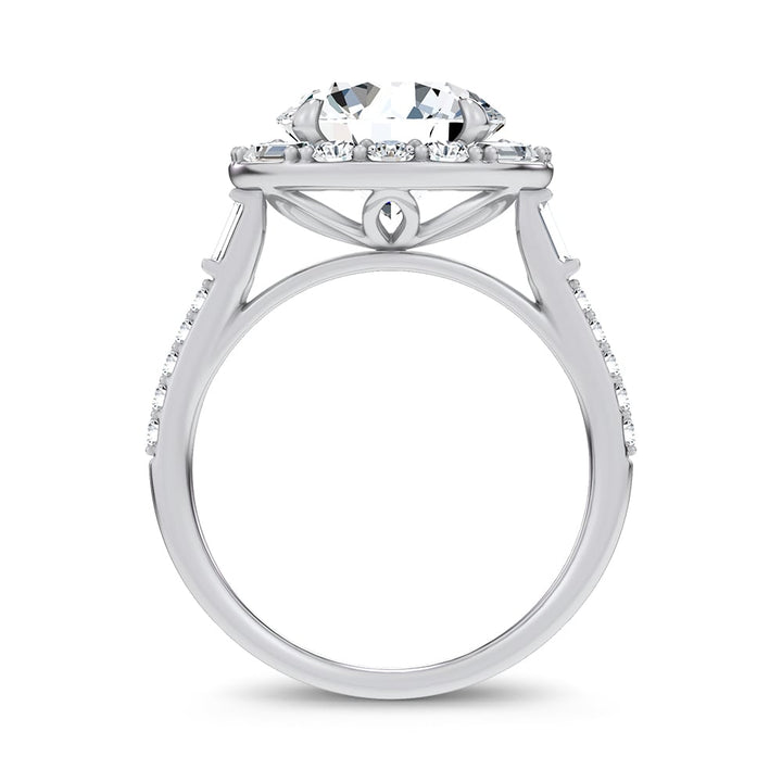 14K 3.63CT Certified Lab Grown Engagement Ring