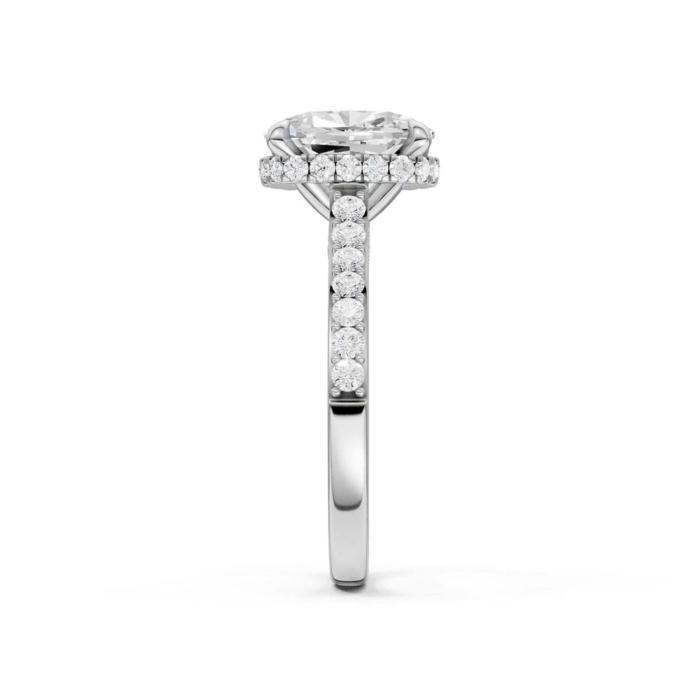 14K 4.50CT Lab Grown Diamond Engagement Ring