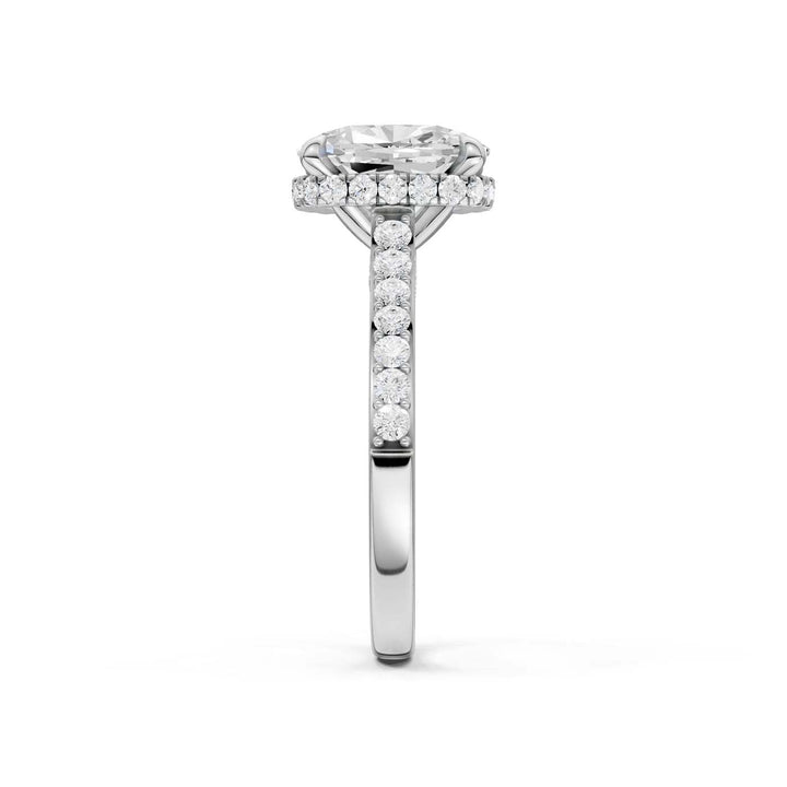 14K 4.50CT Lab Grown Diamond Engagement Ring