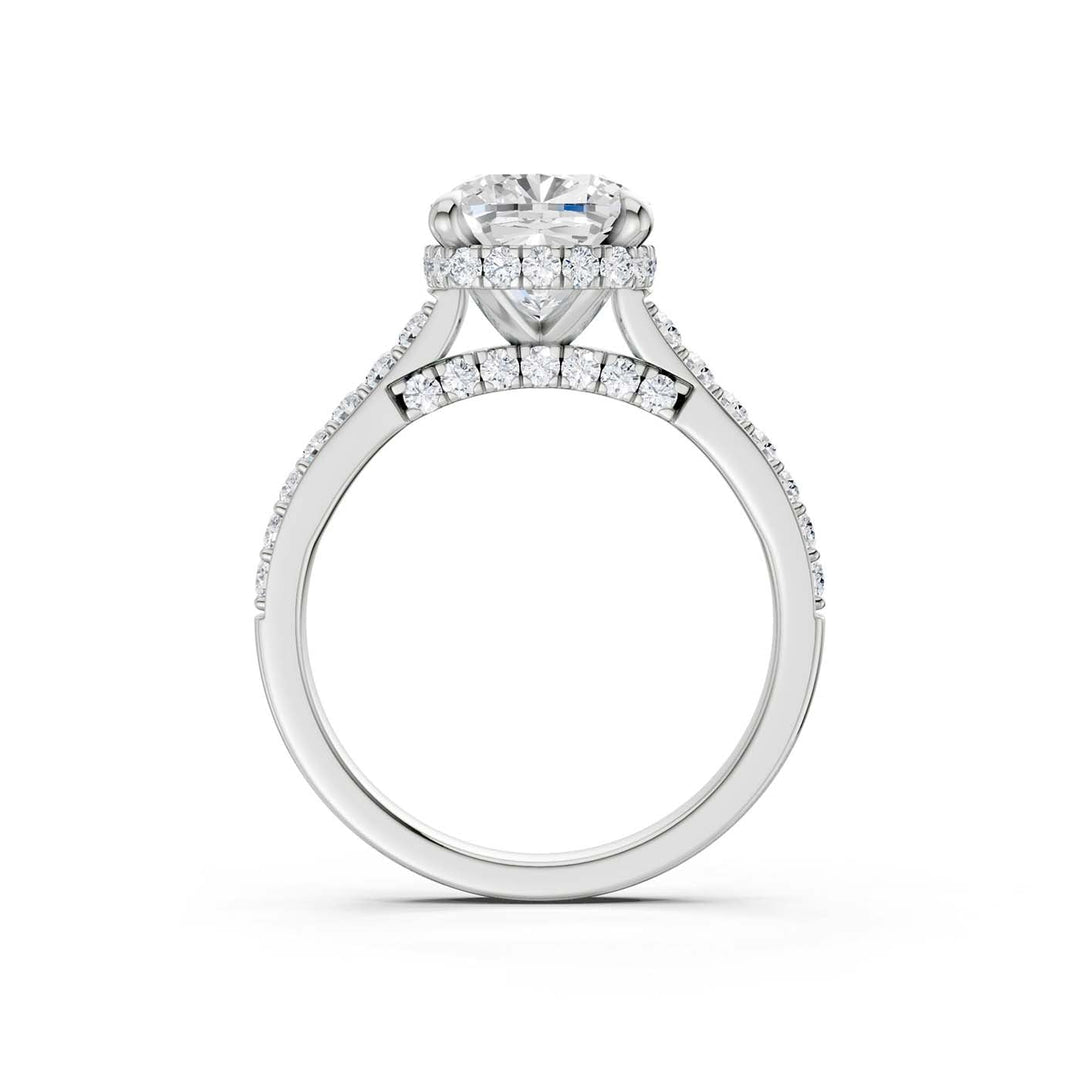 14K 4.50CT Lab Grown Diamond Engagement Ring