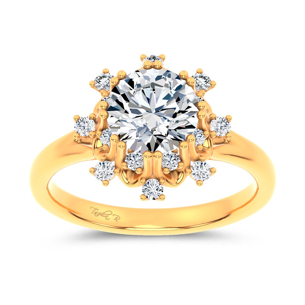 14K 1.74CT Lab Diamond  Ring