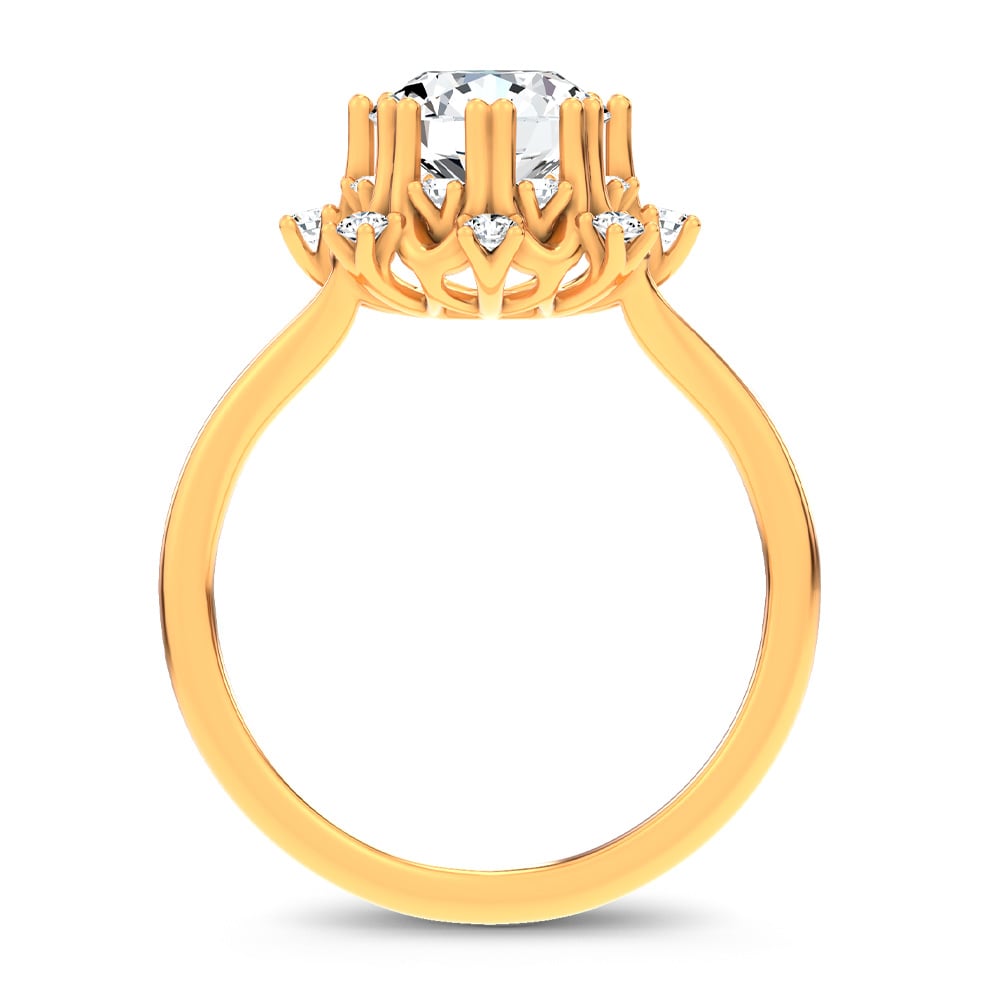 14K 1.74CT Lab Diamond  Ring