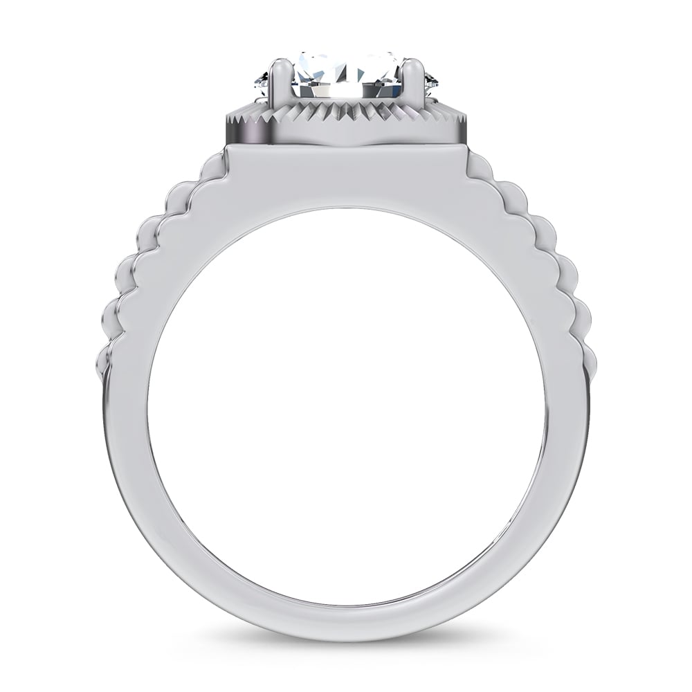 14K 2.00CT Certified Lab Grown Mens Ring