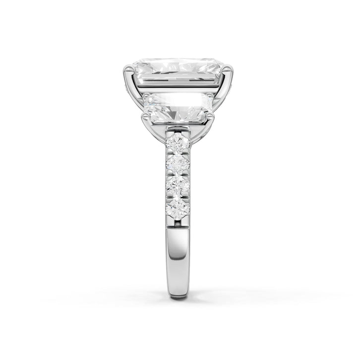 14K 8.50CT Lab Grown Diamond Engagement Ring