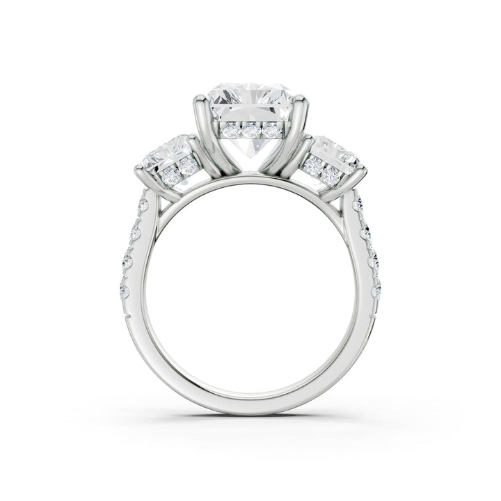 14K 8.50CT Lab Grown Diamond Engagement Ring