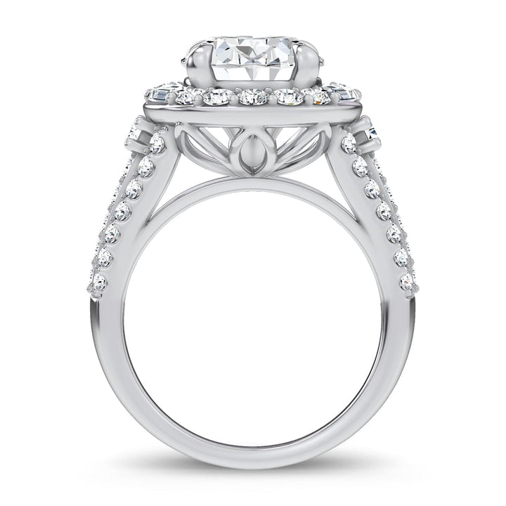 14K 6.55CT Certified Lab Grown Engagement Ring