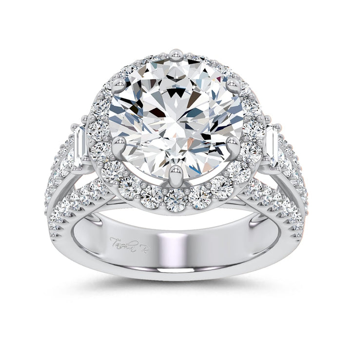 14K 6.50CT Certified Lab Grown Engagement Ring