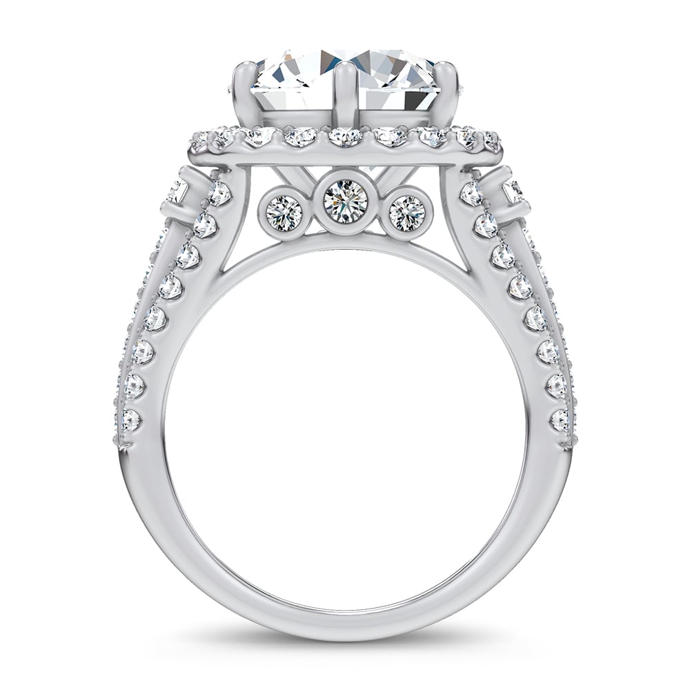 14K 6.50CT Certified Lab Grown Engagement Ring