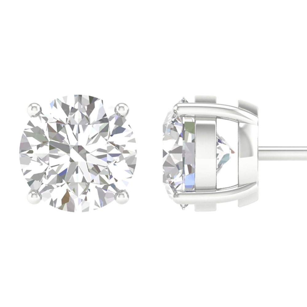 14K 3.00CT Certified Lab Grown Diamond Earring