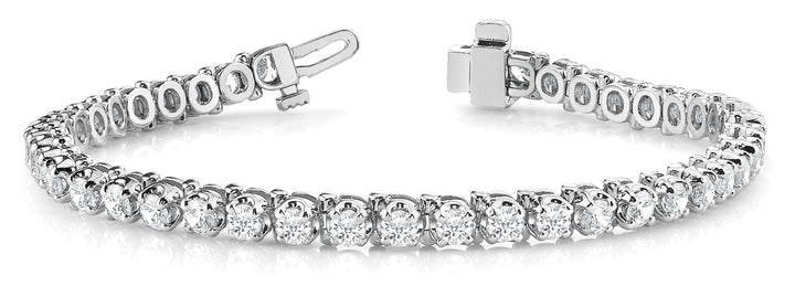 18K White Gold Diamond Tennis Bracelet