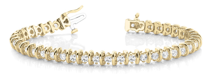 14K Yellow Gold 1ctw Diamond Fashion Bracelet