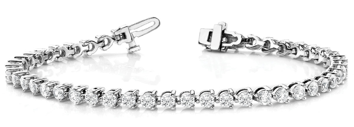 Multi-Diamond Line Fashion Bracelet
