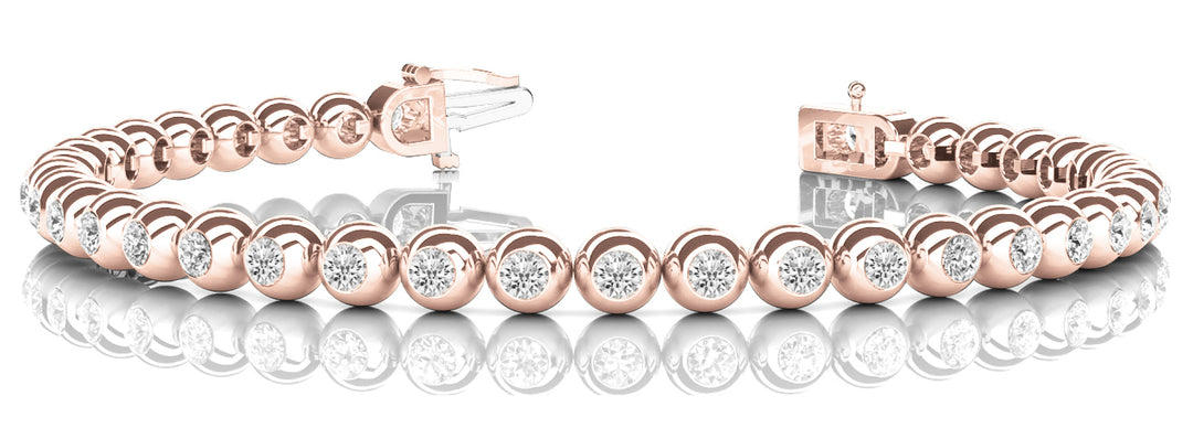 Rose Gold Diamond Tennis Bracelet | 1 CTW