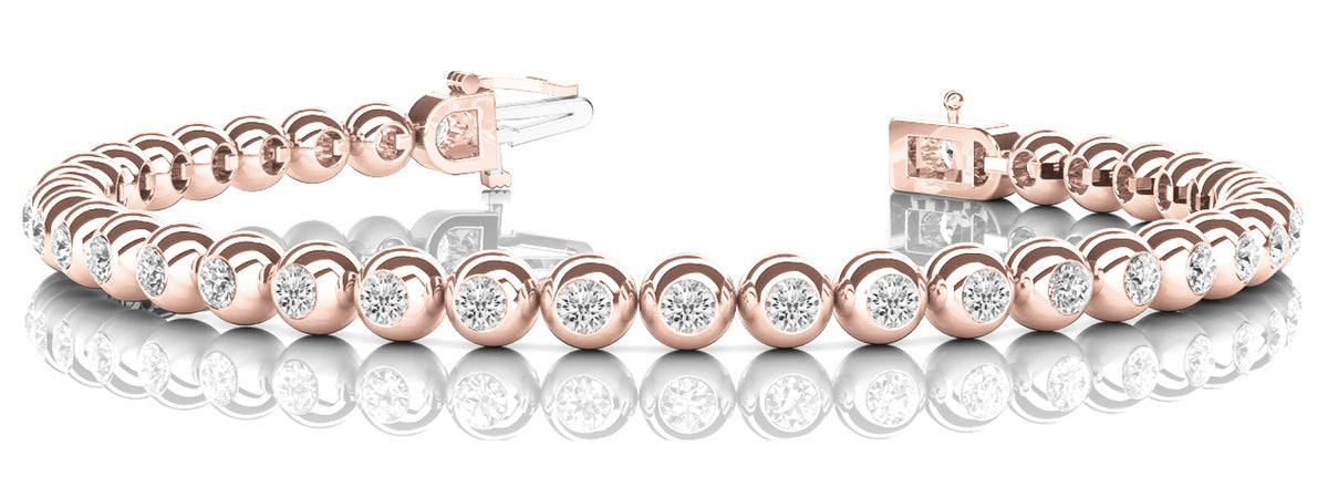 Rose Gold Diamond Tennis Bracelet | 1 CTW