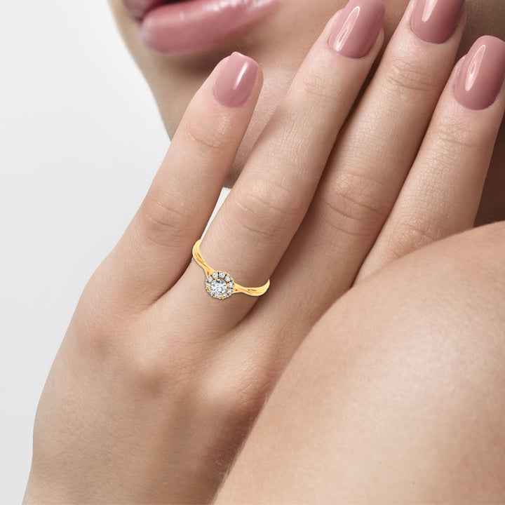 14K 0.33CT Certified Lab Grown Ring