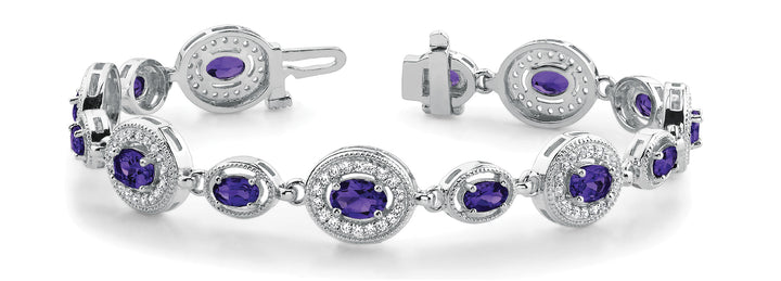 Multi-Diamond Fashion Tennis Bracelet