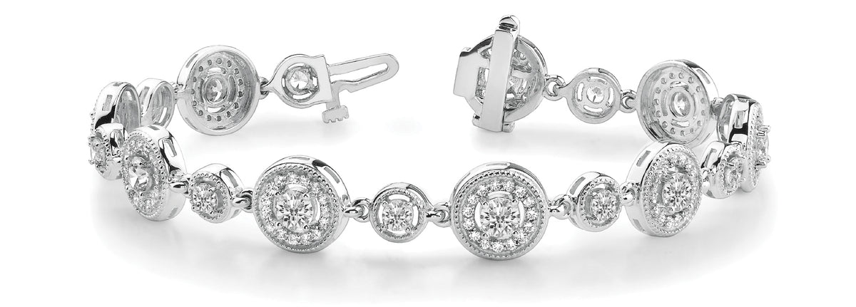 Vintage Multi-Diamond Bracelet