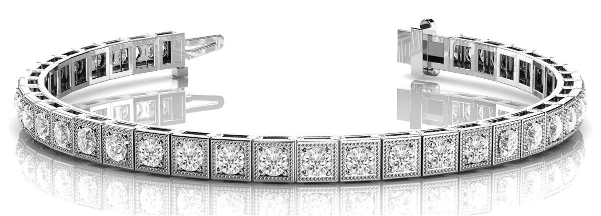 Diamond Vintage Tennis Bracelet
