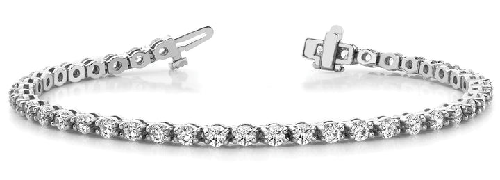 18K White Gold Diamond Tennis Bracelet