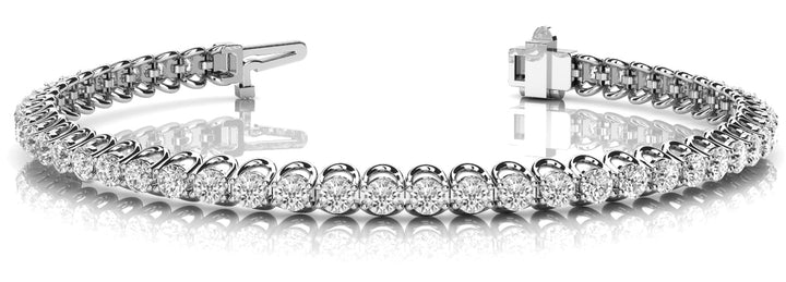 14K White Gold Diamond Tennis Bracelet